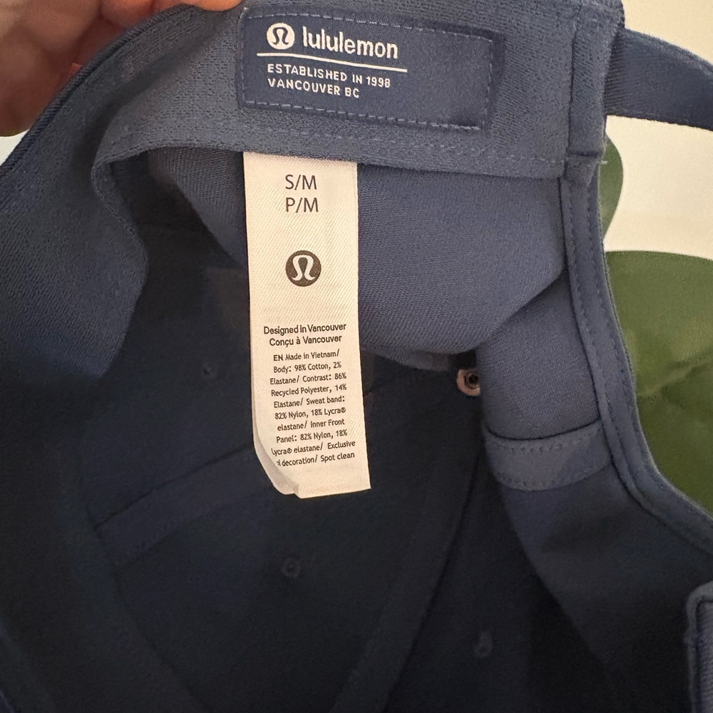 Lululemon Blue Script Logo Baseball Cap - image 5